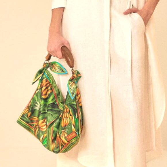 FARM Rio Farm Rio Silk Scarf Bag Spring Exotic - Picture 5 of 15